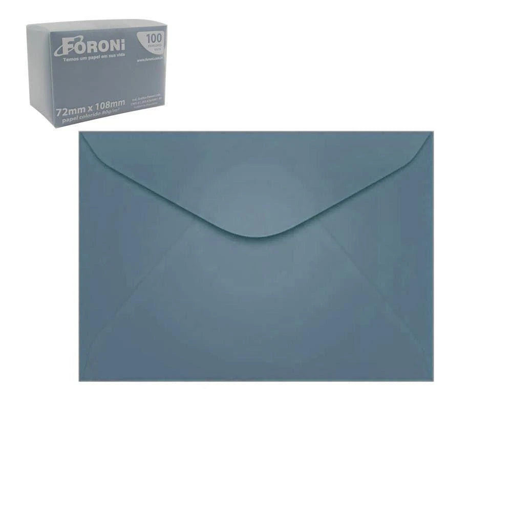 Envelope Visita 72x108 80g Colorido Foroni 1 unidade